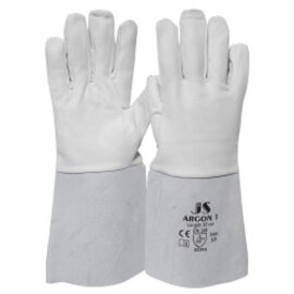 HANDSCHUH ARGON-SCHWEISSER ZIEGEN-NAPPALEDER 5 FINGER 350MM GESAMTL&Auml;NGE 