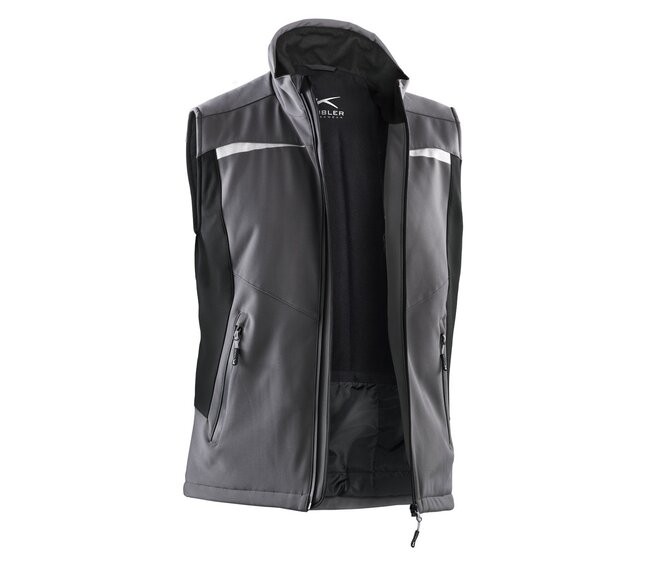 ###Kübler Weather 7041-7322-9799 Softshell-Weste Anthrazit/schwarz GR. 2XL Ausgelaufen