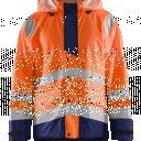 Blakläder Warnschutz Regenjacke 4327-2005-5389 orange/marine Gr. m Level 3