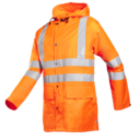 Sioen Warnschutz-Regenjacke 198A Monoray, orange, Gr. L