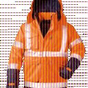 Warnschutz-Jacke 3In1 Philipp 22707 Leuchtorange/marine Gr. L