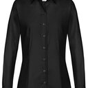 Greiff Damen Bluse 6515 Basic Regular FIT schwarz GR. 42 Langarm