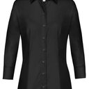 Greiff Damen Bluse 6517 Basic Regular Fit schwarz Gr. 38 3/4 Arm