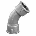 Bogen Temperguss verzinkt 45° g 2 Zoll IG x g 2 Zoll IG nach DIN EN 10242 Gewinde zylindrisch - NR. 41