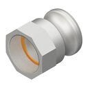 Kamlok-Schnellstecker Type Af g 6/4 Zoll IG Edelstahl (1.4401) nach DIN EN 14 420-7 Gewinde zylindrisch - (ehemals Form Avki)