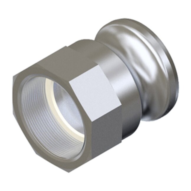 Kamlok-Schnellstecker Type Af g 6/4 Zoll IG Edelstahl (1.4401) nach DIN EN 14 420-7 Gewinde zylindrisch - (ehemals Form Avki)