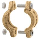 Klemmbacken Mini NW 32 mm 2-Teilig m E S S I N g für AD 38 - 41 mm (mit Schrauben UND Muttern)