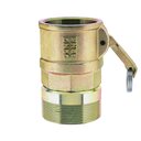 Mörtelschlauchkupplung Mutterteil MAG 10/25 mit Aussengewinde 1 Zoll System 22 (Baugleich System 23,5) - Identmass 35,5 mm