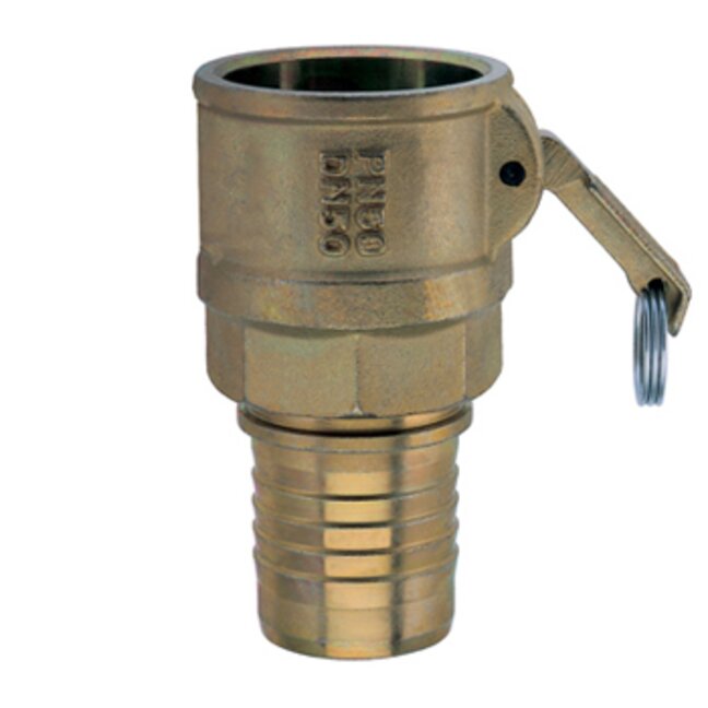 Mörtelschlauchkupplung Mutterteil Mstp-X25 25 mm Tülle System 22 Identmass 42 mm