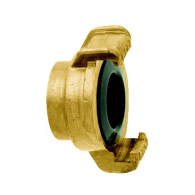 SCHNELLKUPPLUNG ORIGINAL-GEKA PLUS KURZGEWINDESTÜCK G 1/2" IG MESSING (CW617N)