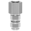 Micro-Schnellschlusskupplung DN 2.7 Esmcn 5 A Messing vernickelt m 5 AG Betriebsdruck Max. 35 bar