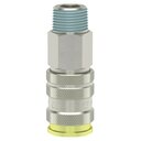 Schnellschlusskupplung Eseg 14 I Edelstahl (1.4305) g 1/4'' IG Ergonomisch Glatte Hülsenkontur