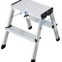 Monto Doppel-Klapptritt 2 x 2 Stufen, ArbeitShöhe 2,45m
