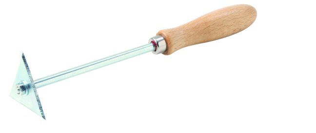 Farbschaber Dreikant, Massive Ausführung 40380