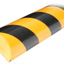 Warn- & Schutzprofil Typ a Eck-Profil selbstklebend DM. 40 mm x 5 m, gelb/schwarz