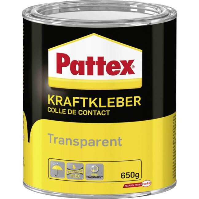Pattex transparent Kontaktkleber 650 GR. Dose