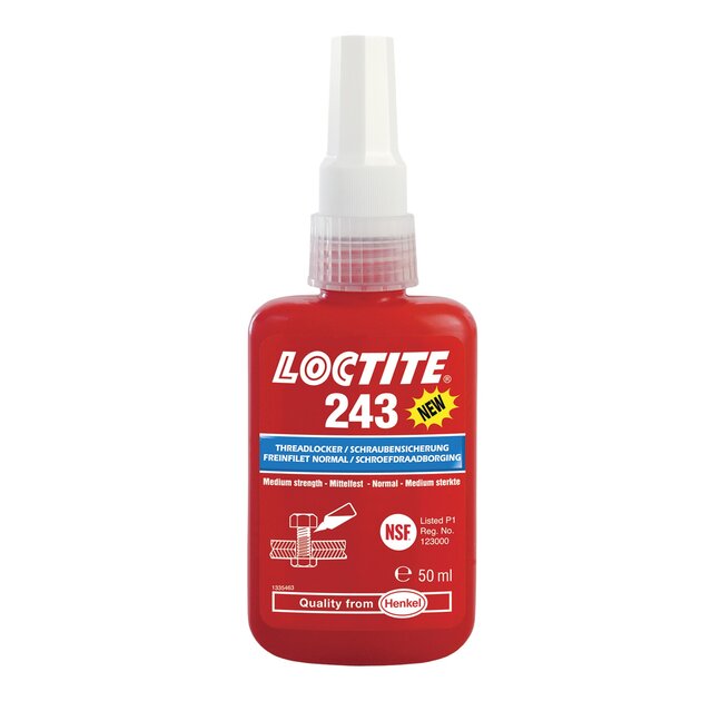 Loctite 243 - 50 ml Flasche Schraubensicherung "mittelfest"