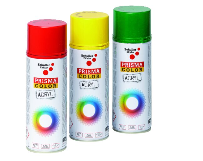 Lackspray Prisma-Color RAL9005 m schwarz matt - 400 ml Sprühdose