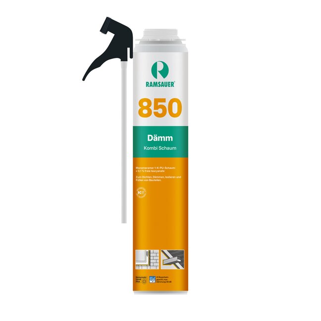 RAMSAUER DÄMM-SCHAUM 850 - DIE KENNZEICHNUNGSFREIE ALTERNATIVE!