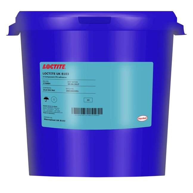 Teroson "macroplast uk8103 Zoll Gebinde: 24 kg Hartschaum-Metall-Klebstoff