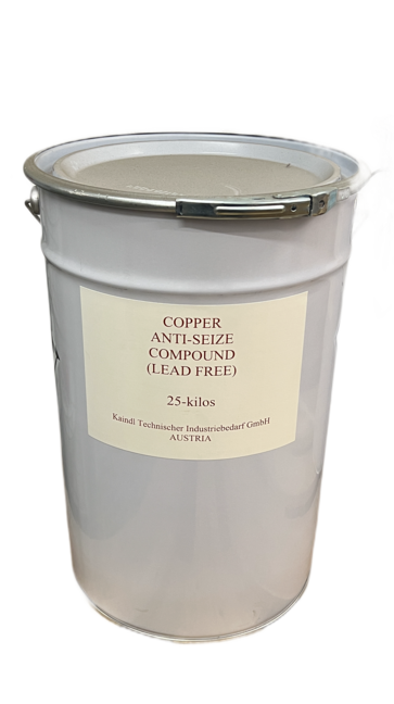 HOCHTEMPERATUR SCHMIER- UND MONTAGE KUPFERPASTE COPA 25 KG FASS