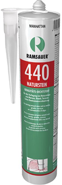 Ramsauer Silikon Naturstein - 440 Farbe: dunkelanthrazit - 310 ml Kartusche