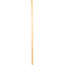 Zimmerbesen Mischhaar 280 mm schwarz mit weißem Bart mit Stiel