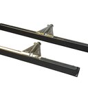 Wasserschieber Moosgummi 75 cm metall