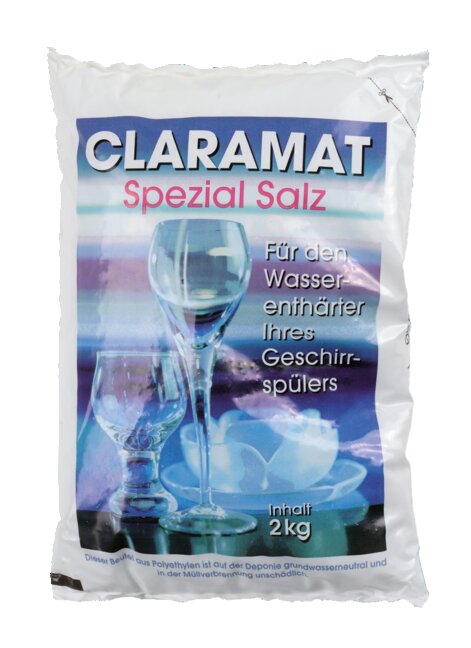 SALZ FÜR GESCHIRRSPÜLER GROB 2 KG "CLARAMAT"