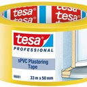 PVC-Bautenschutzband,33 m x 30 mm, gelb galtt tesa 66001