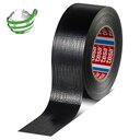 tesa 60462 Gewebeband Duct Tape Farbe: schwarz 50 m x 50 mm, 30% Recyclinganteil