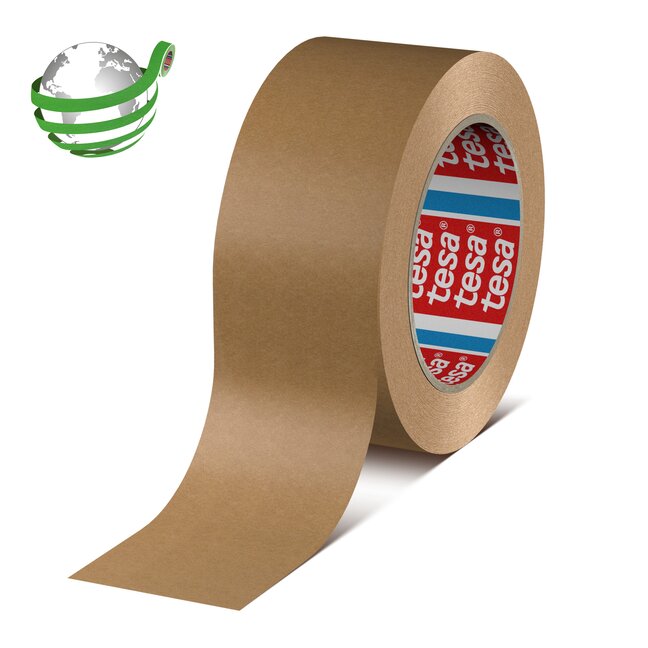 tesa-4513 Papier-Verpackungsband, 50 m x 50 mm Farbe: braun