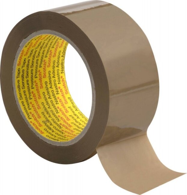 3M-3739 PP-Verpackungsband, braun 50 mm breit x 990 m lang