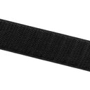 Velcro Haken Band 25 mm nicht klebend schwarz, 25 m/Rolle