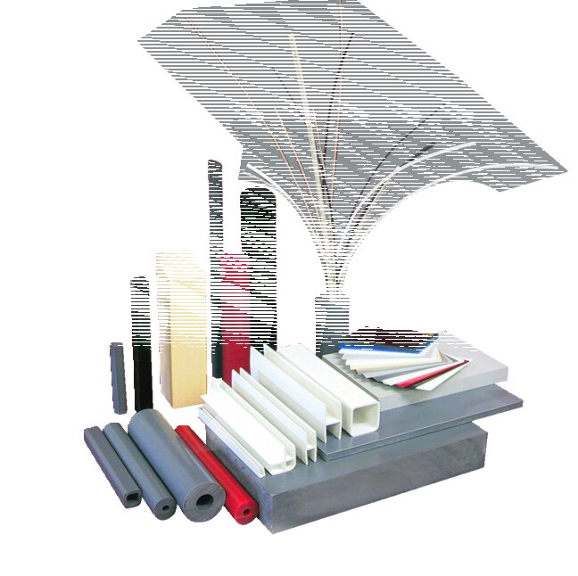 HART-PVC VOLLSTAB GRAU