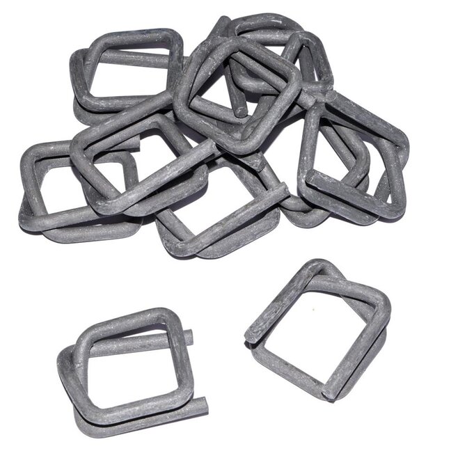 Verschlussklemmen BF6 19 mm, phosphatiert, 1.000 Stk./Karton