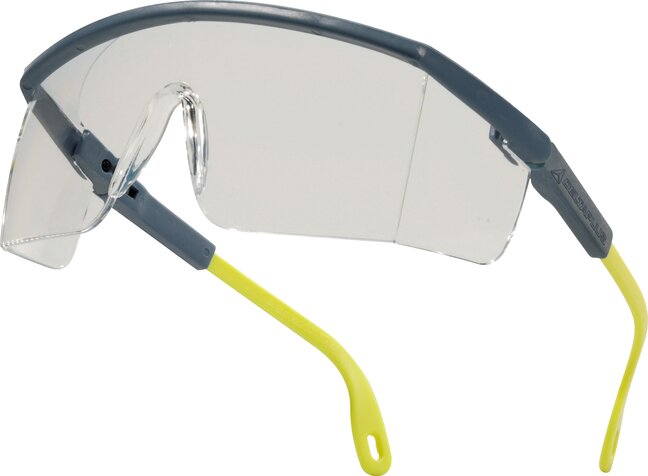 SCHUTZBRILLE KILIMANDJARO PC KLAR, GRAU/ORANGE, KRATZFEST, UV400