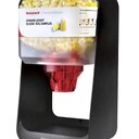 Bilsomat HL 400am Dispenser 303 L gelb, 1006203-am gefüllt mit 2 x 200 Paar PU-Stöpsel