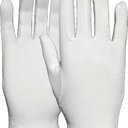 Handschuh Trikot Heavy BW,schwere Qualität, mit Fingerschichtel, weiß, Gr. 8 120087