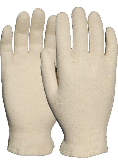 HANDSCHUHE BAUMWOLLE TRIKOT EXTRA NATUR DAMEN 7/8
