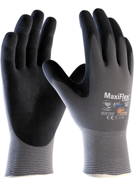 HANDSCHUH MAXIFLEX ULTIMATE ADAPT 42-874 OHNE NOPPEN