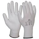 Handschuh PU Touch weiß Gr. 9 090472