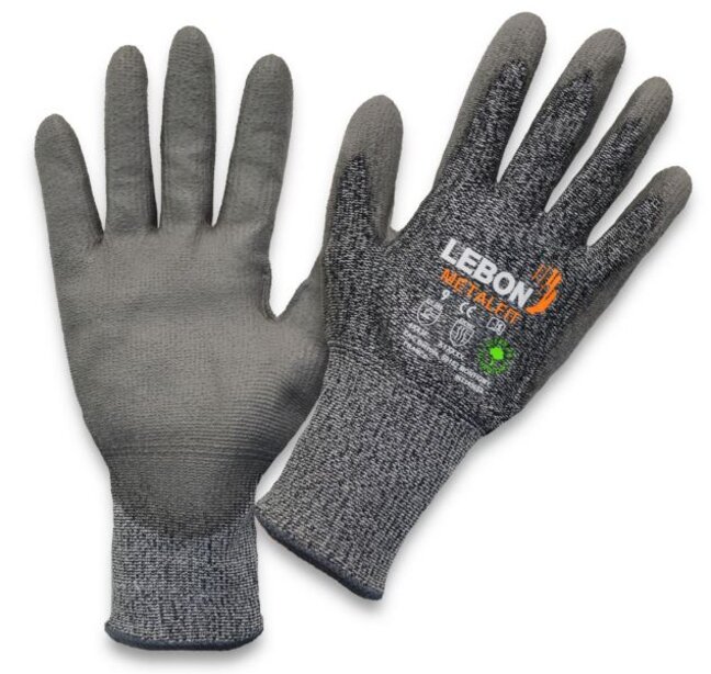SCHNITTSCHUTZHANDSCHUH LEBON METALFIT, EN 388:2016 4X43F, EN 407 X1XXXX
