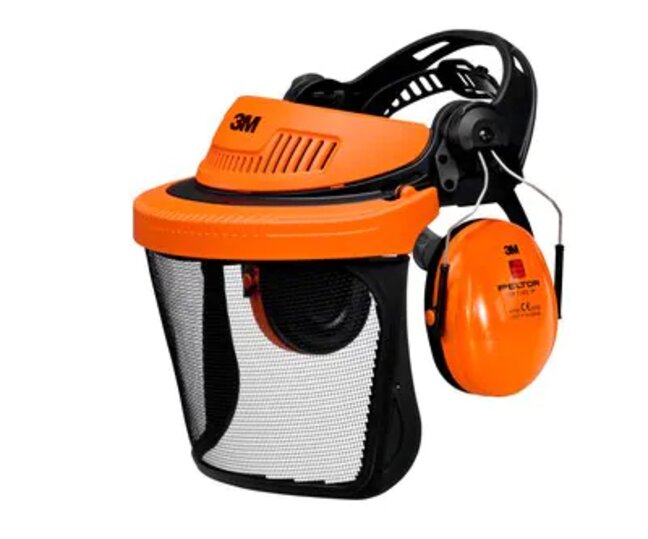 3M KOPFHALTERUNG MIT EDELSTAHLVISIER UND OPTIME I ORANGE G500V5CH51OR