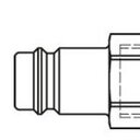 Stecknippel rectus serie 27 sf iw21 sxn g 1/2'' IG Messing vern.