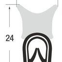Dichtungsprofil ST0065 schwarz