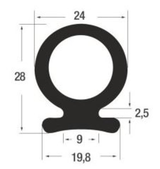 Fingerschutzprofil P020015