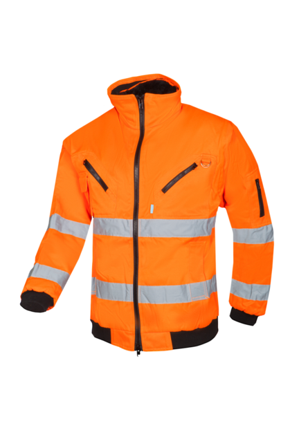 Warn-Pilotenjacke Leuchtorange 029Aa, Gr. S EN 471 3-2 mit Ärmel EN 471 2-2 ohne Ärmel