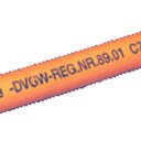 Propangasschlauch Din4815 orange 6,3/3.5 Druckklasse 6 bar DIN Dvgw mit Prüfnummer