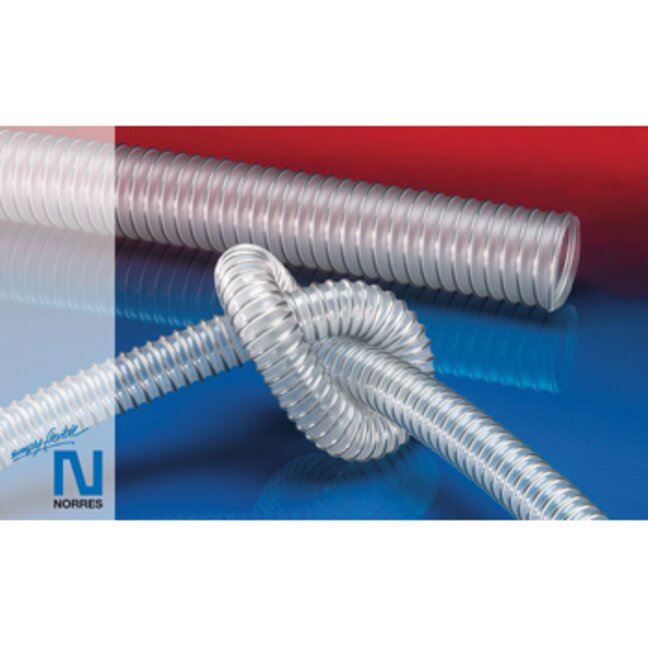 PU-ABSAUG- UND FÖRDERSCHLAUCH AIRDUC® PUR-INOX 351 FOOD-AS